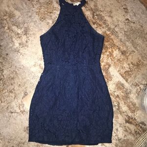 navy bodycon dress